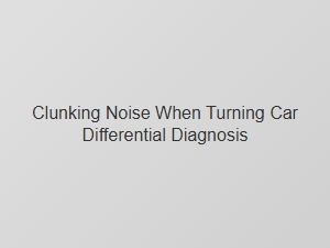 Isolating Your Car's Turning Clunk